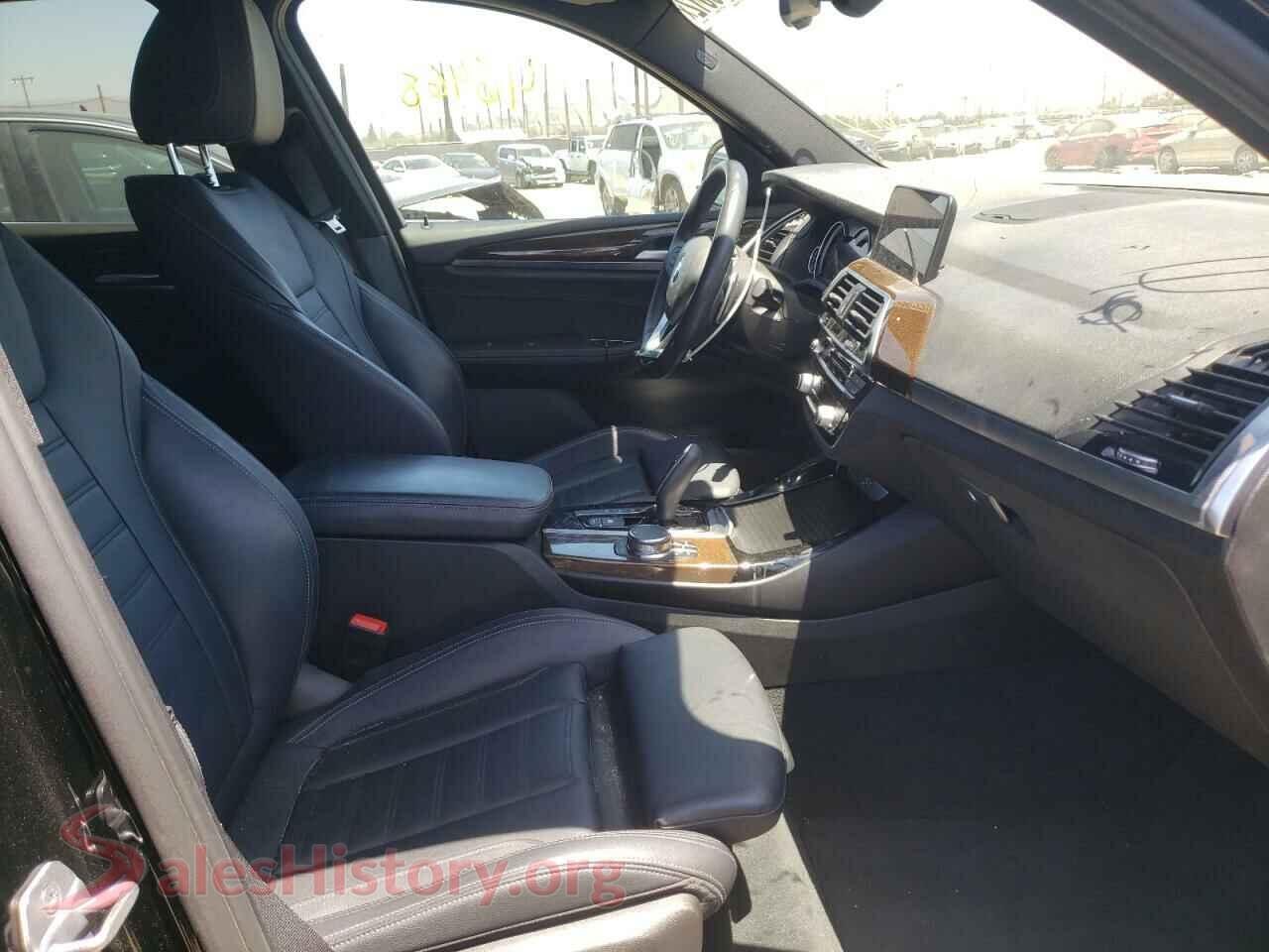 2018 BMW X3 VIN 5UXTR9C5XJLD61798, rear view