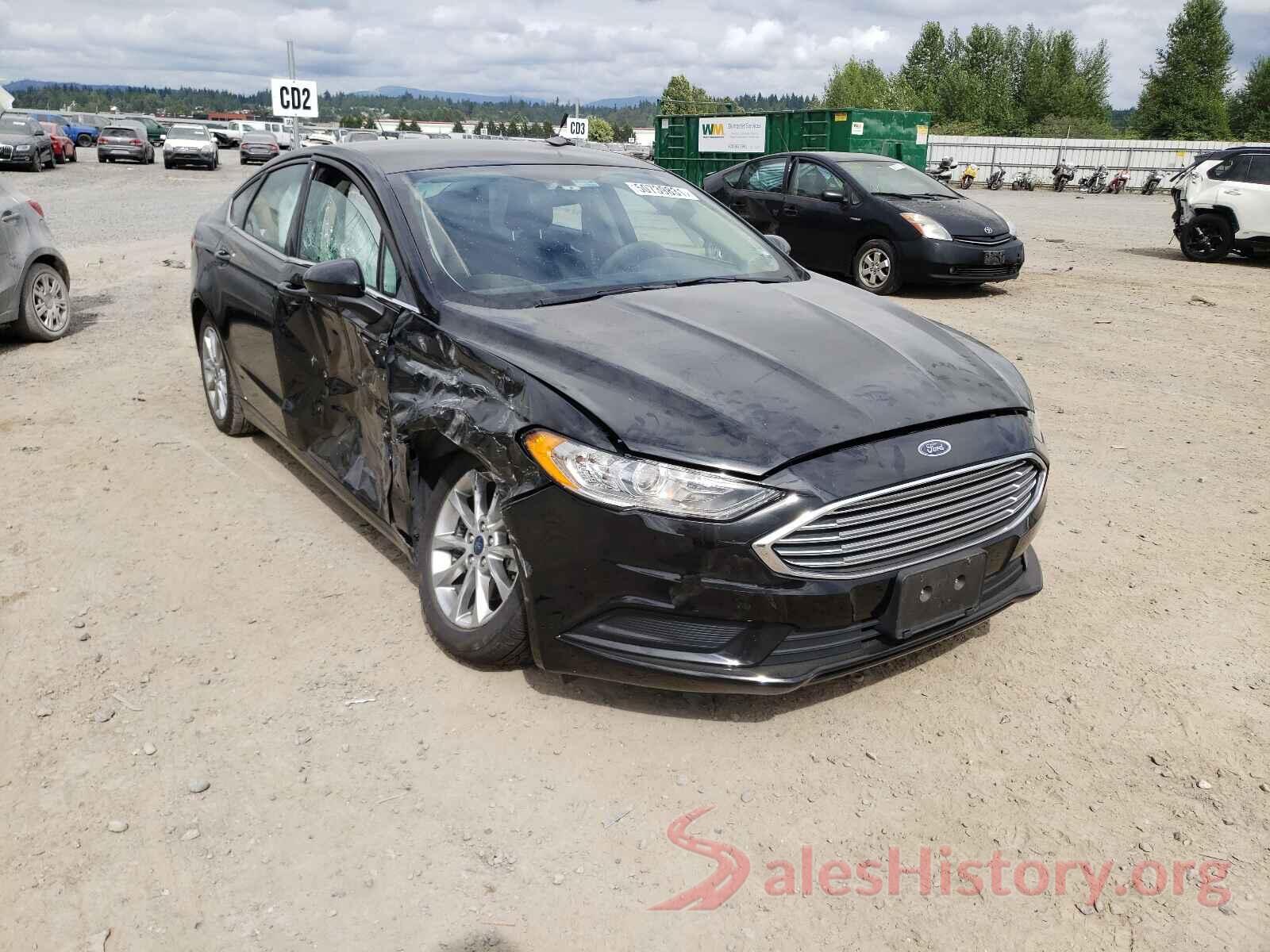 3FA6P0LU4HR356652 2017 FORD FUSION