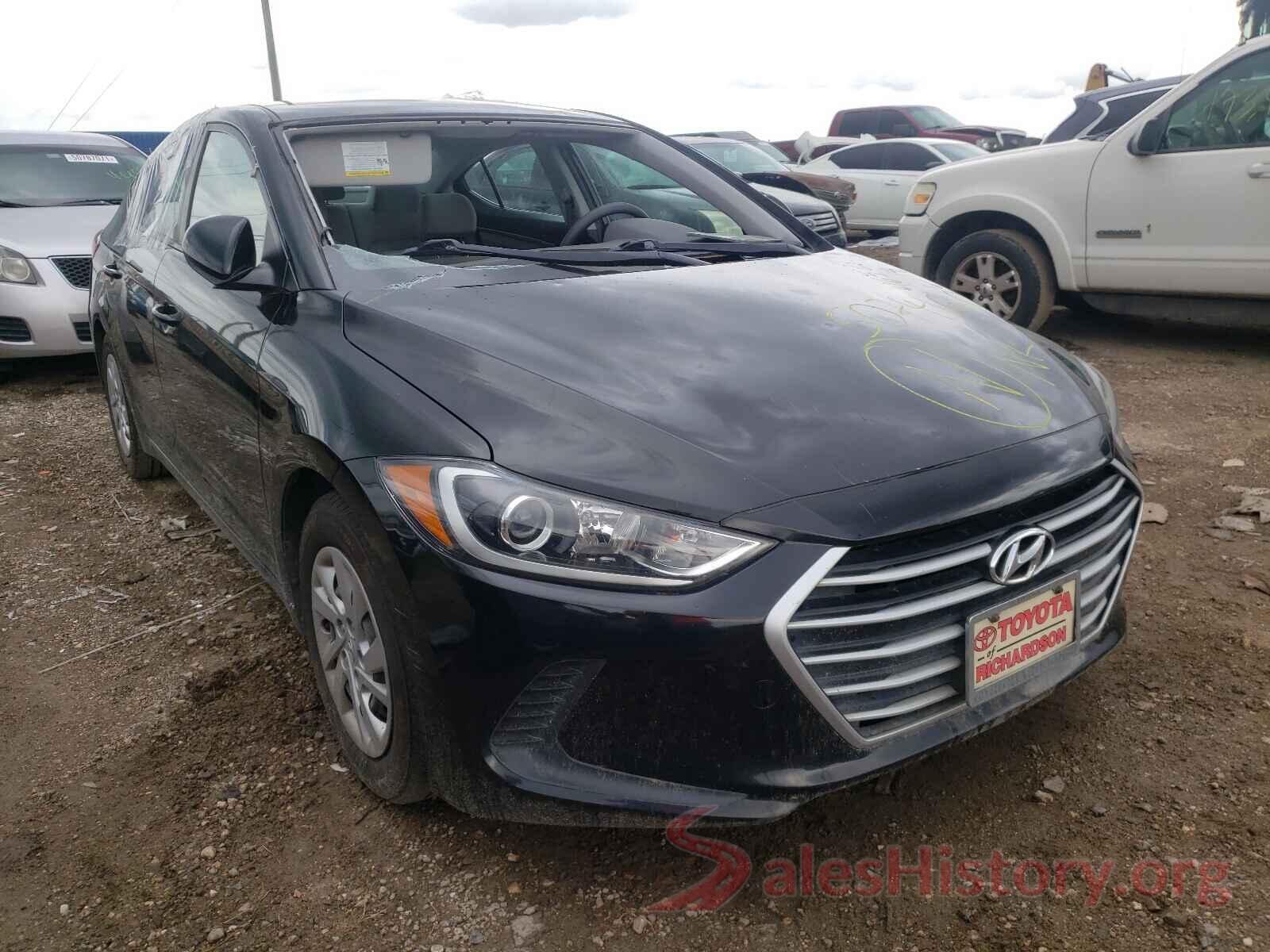 KMHD74LFXHU164652 2017 HYUNDAI ELANTRA