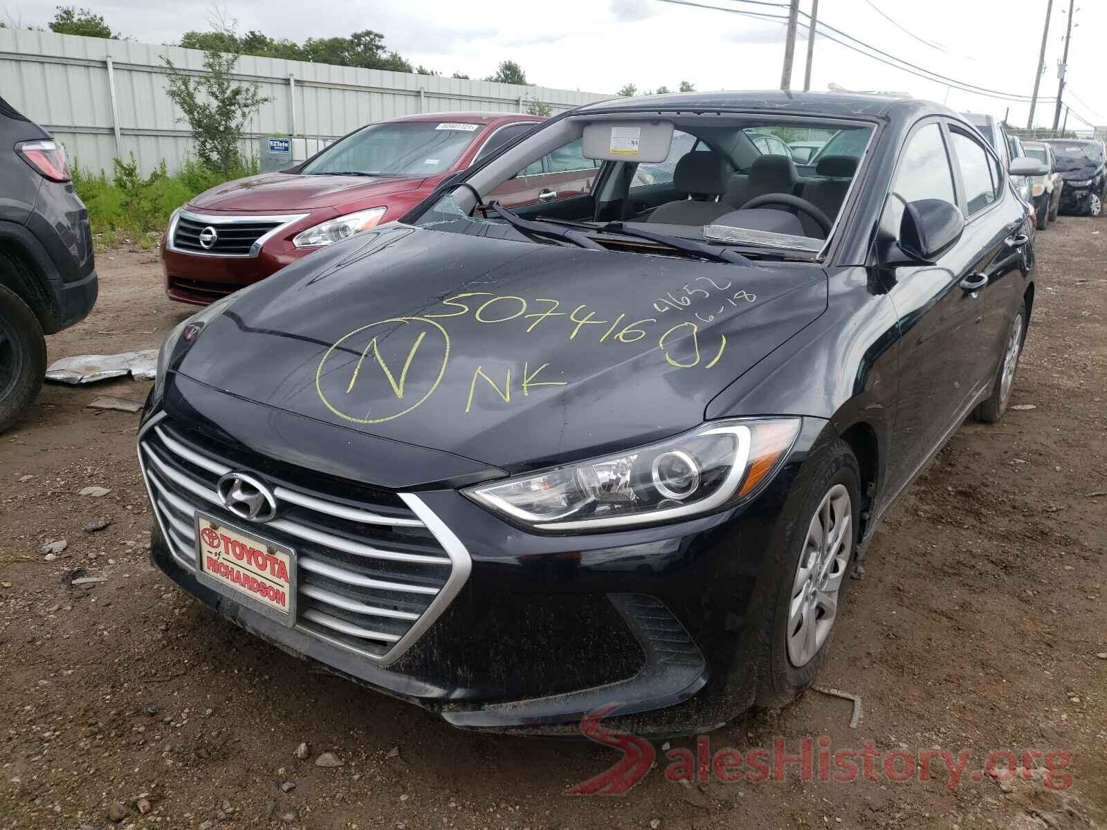 KMHD74LFXHU164652 2017 HYUNDAI ELANTRA