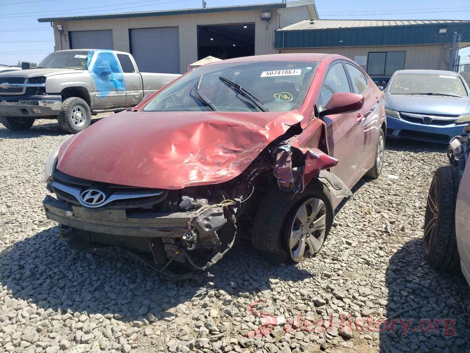 5NPDH4AE9GH710149 2016 HYUNDAI ELANTRA