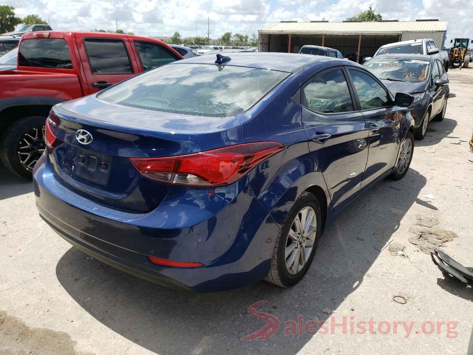 5NPDH4AE9GH740462 2016 HYUNDAI ELANTRA