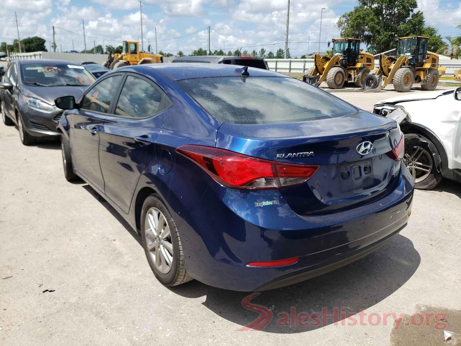 5NPDH4AE9GH740462 2016 HYUNDAI ELANTRA