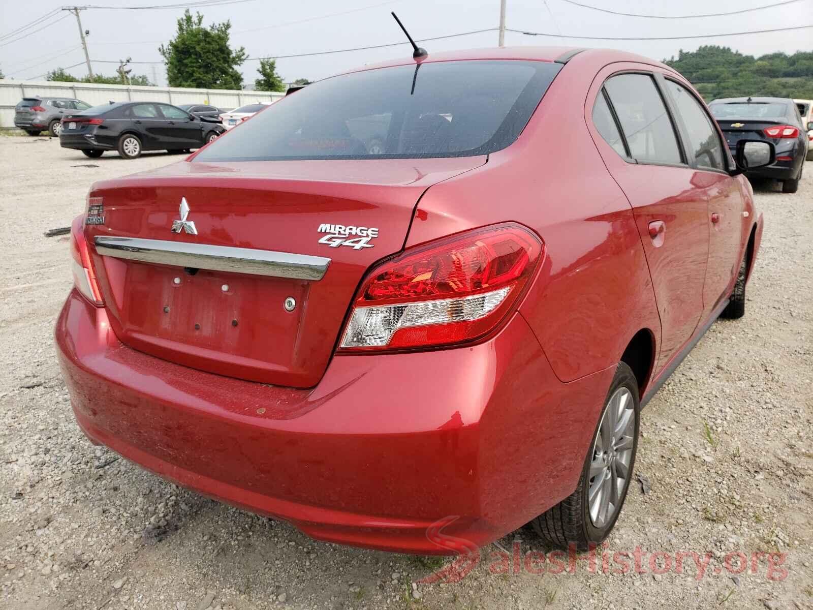 ML32F3FJ0KHF06222 2019 MITSUBISHI MIRAGE