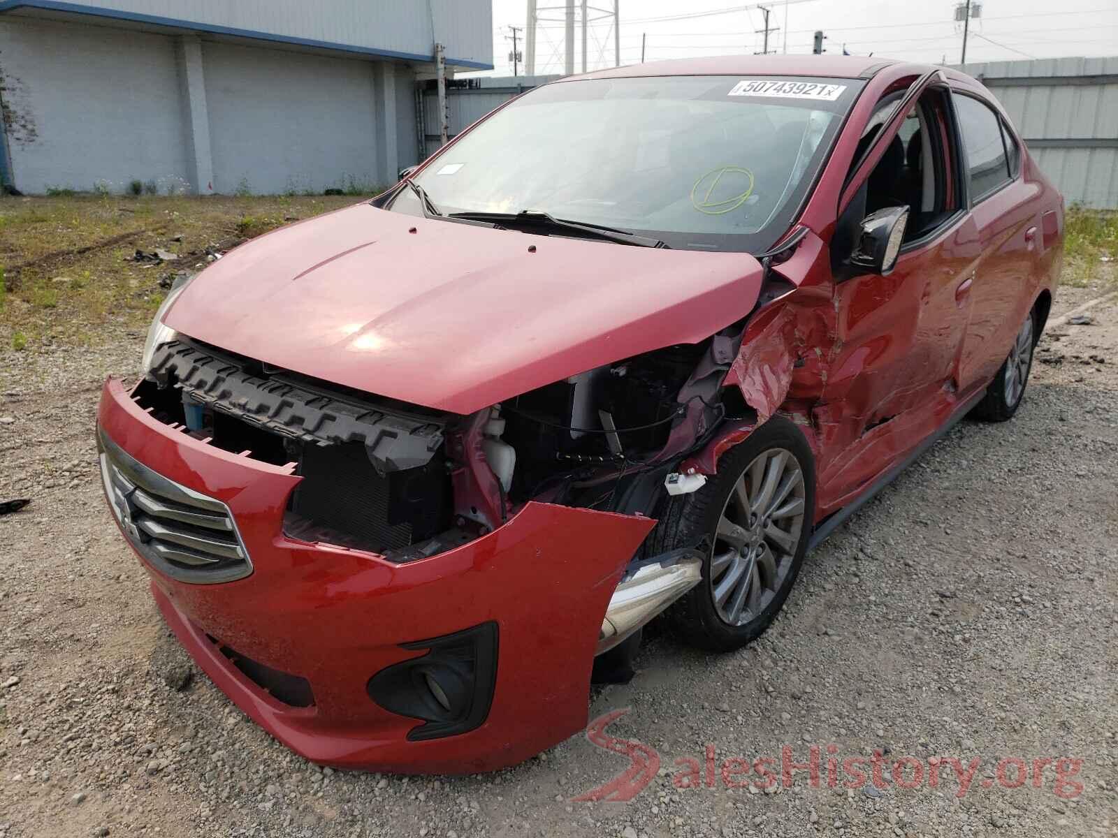 ML32F3FJ0KHF06222 2019 MITSUBISHI MIRAGE