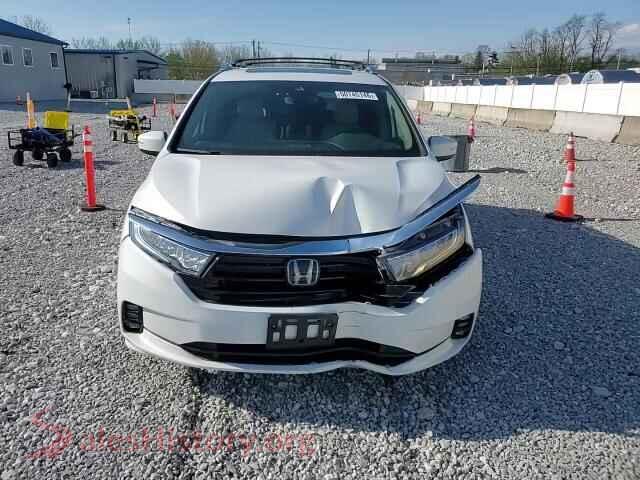 2022 HONDA ODYSSEY VIN 5FNRL6H73NB063153, damage close-up