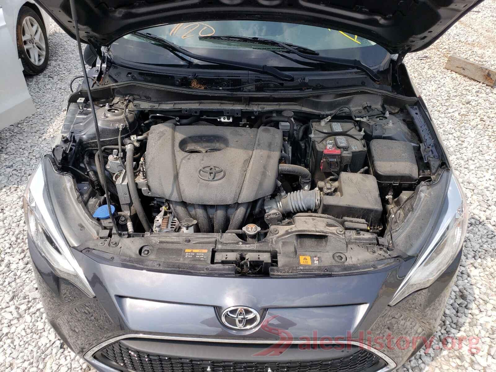 3MYDLBYV8KY500874 2019 TOYOTA YARIS