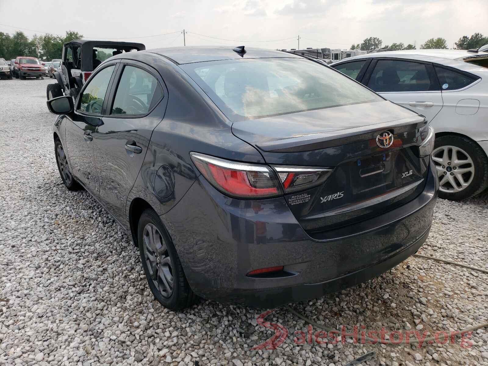 3MYDLBYV8KY500874 2019 TOYOTA YARIS