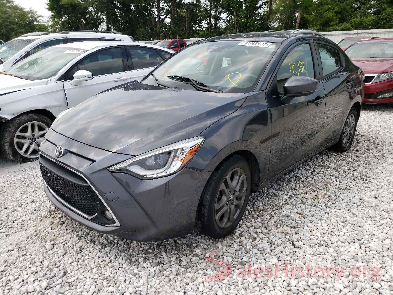 3MYDLBYV8KY500874 2019 TOYOTA YARIS