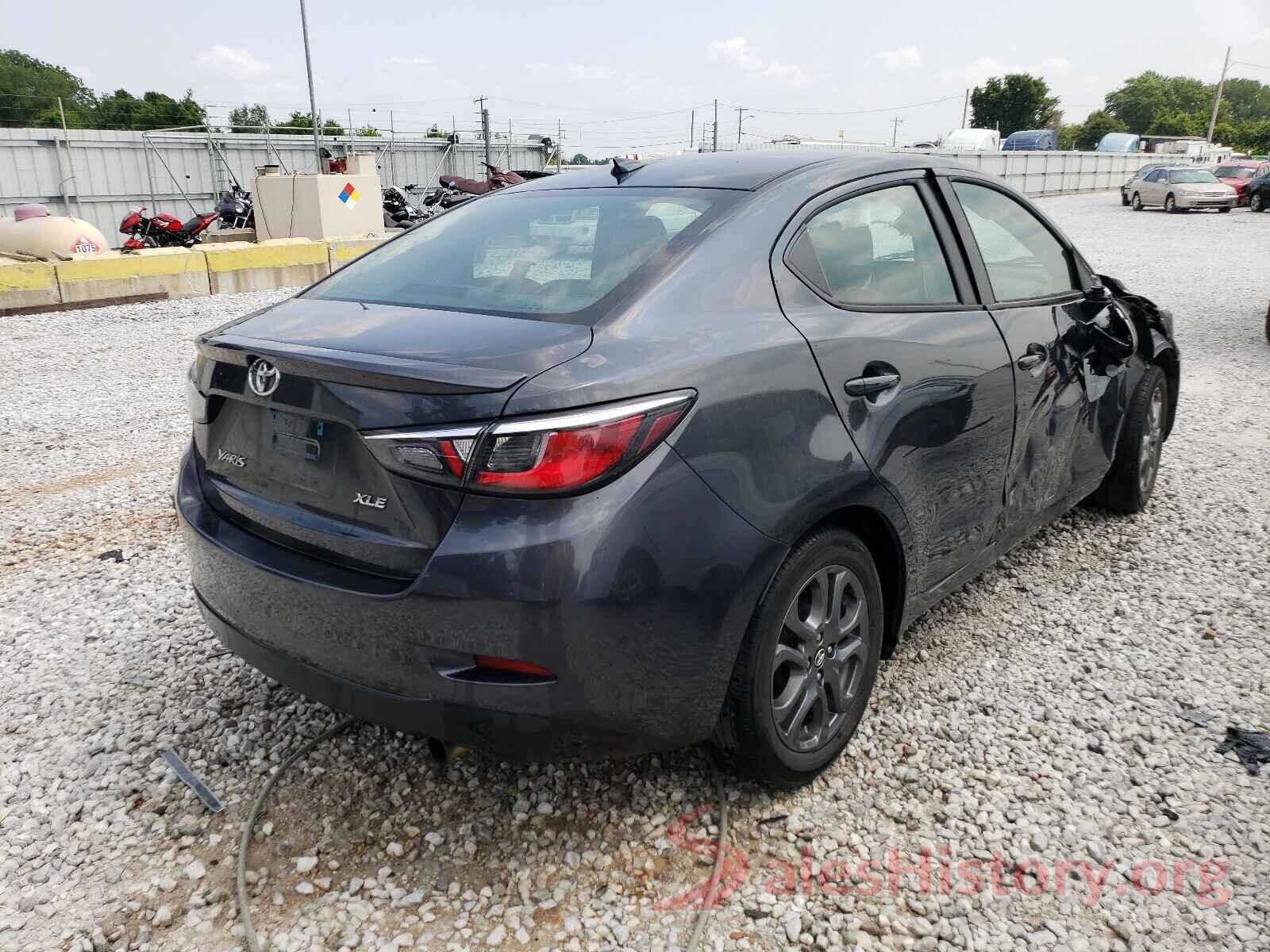 3MYDLBYV8KY500874 2019 TOYOTA YARIS