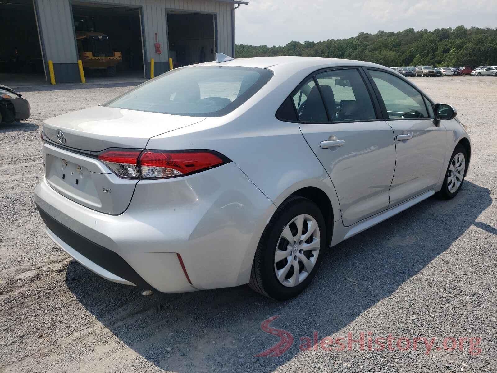 5YFEPRAE1LP121842 2020 TOYOTA COROLLA