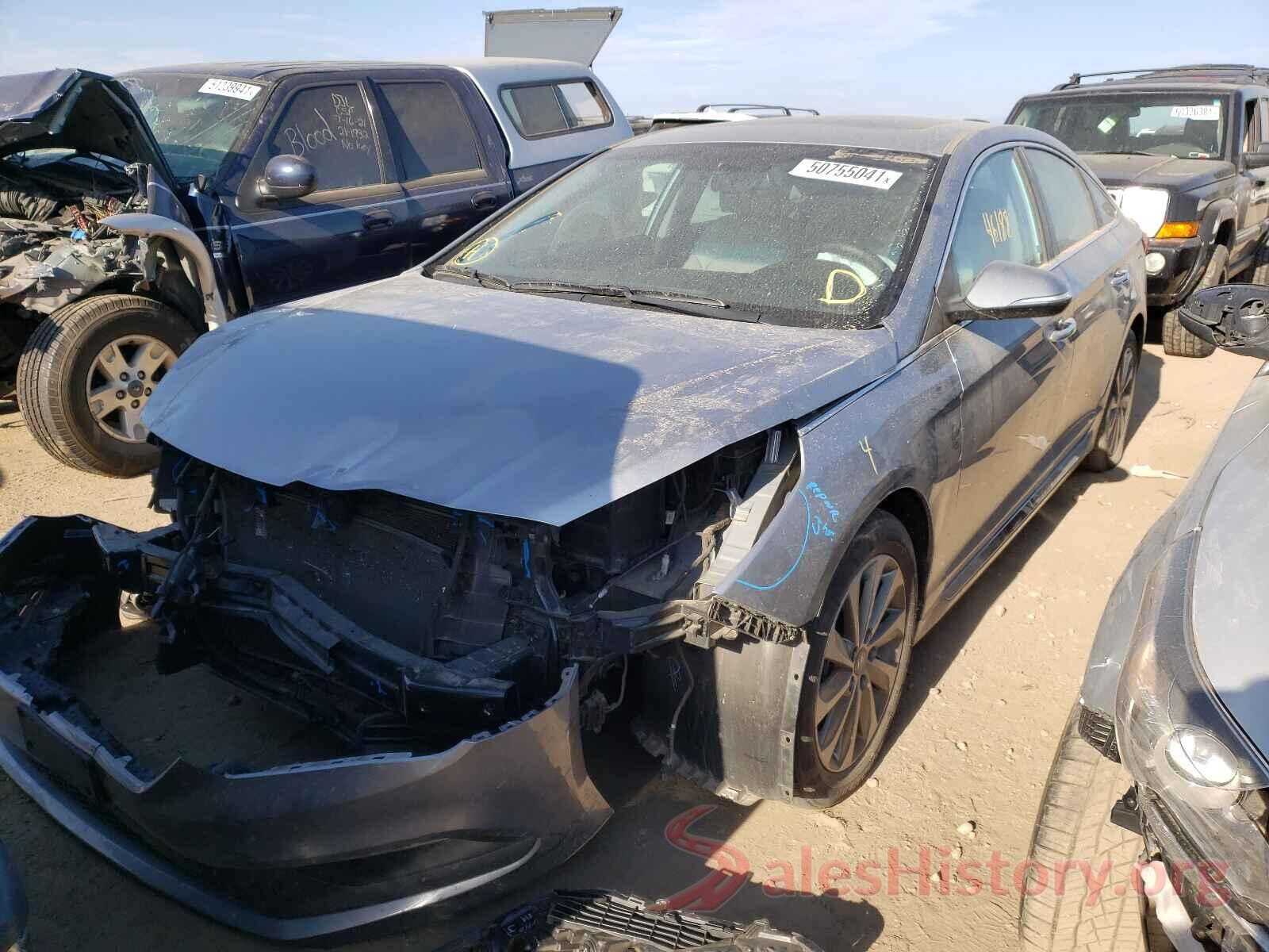 5NPE34AF2HH478605 2017 HYUNDAI SONATA