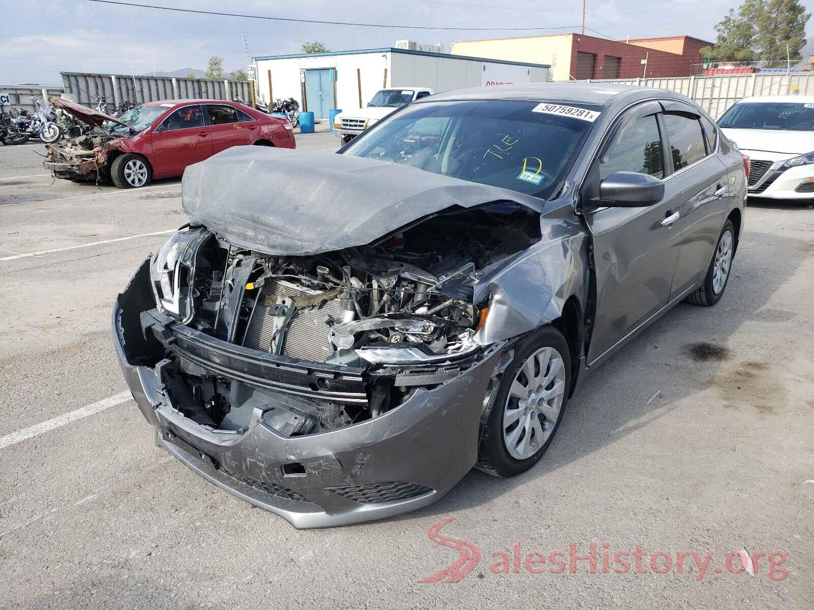 3N1AB7AP8KY204124 2019 NISSAN SENTRA