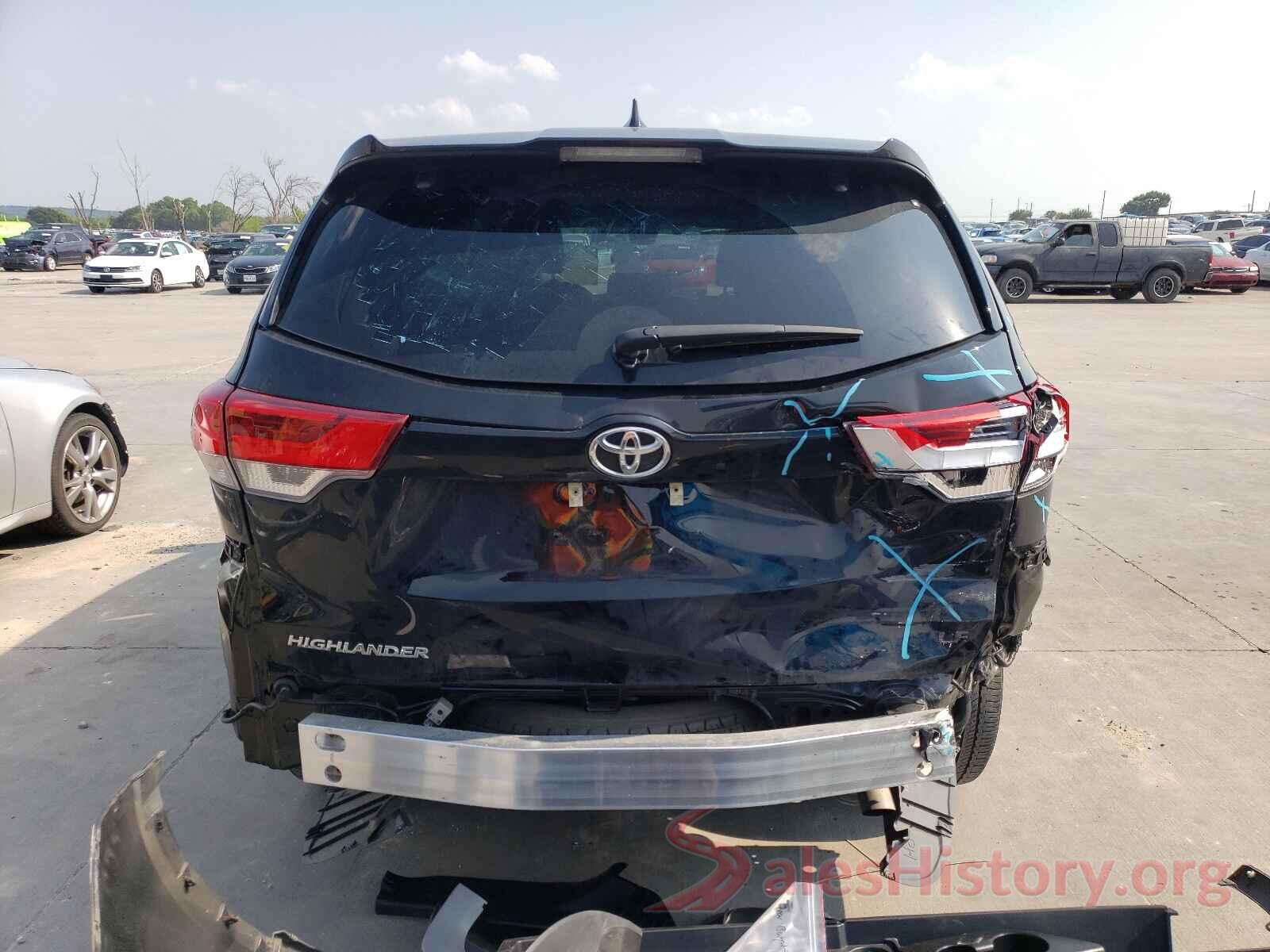 5TDZZRFH6KS320633 2019 TOYOTA HIGHLANDER