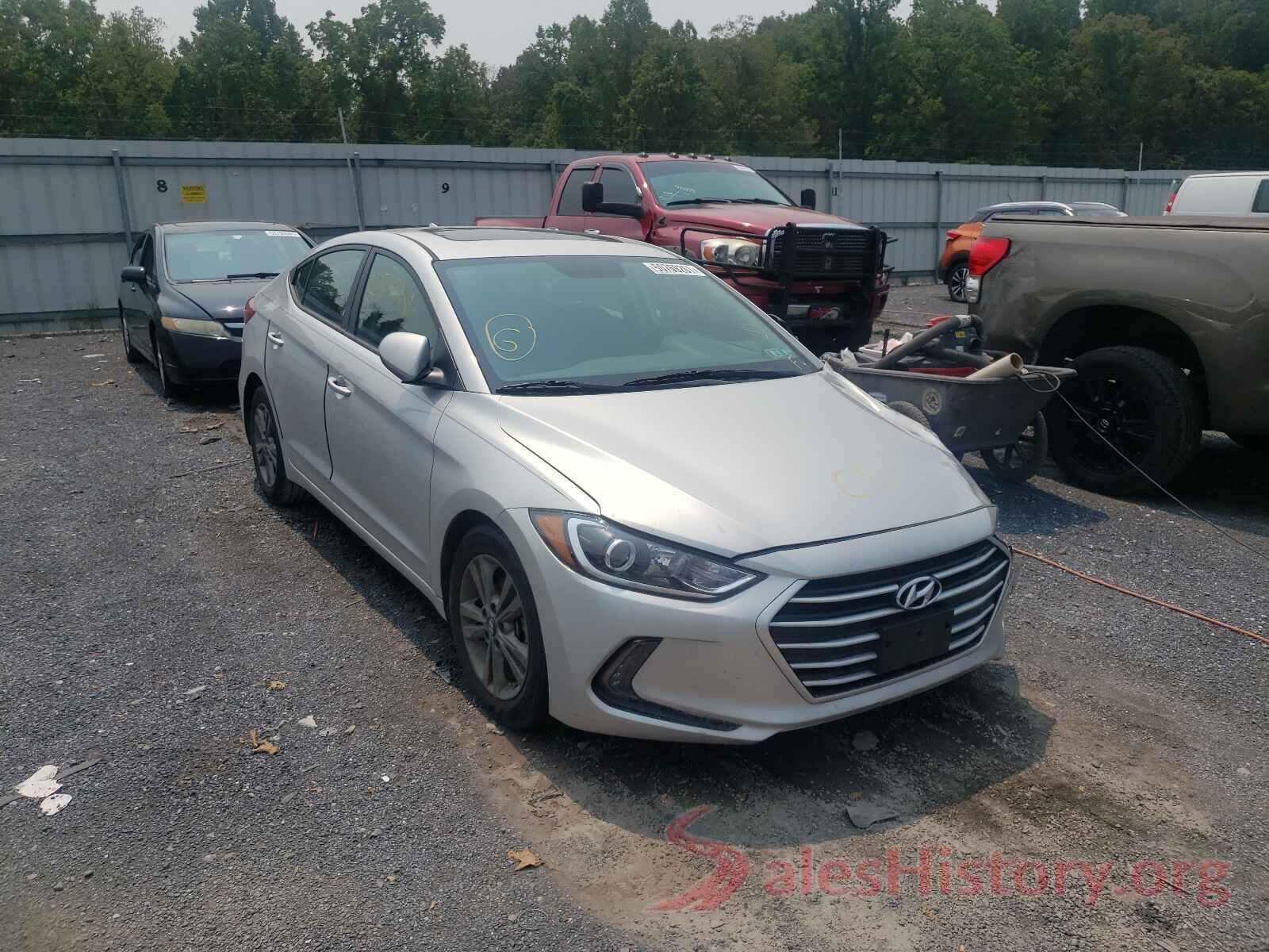 5NPD84LF8JH287741 2018 HYUNDAI ELANTRA