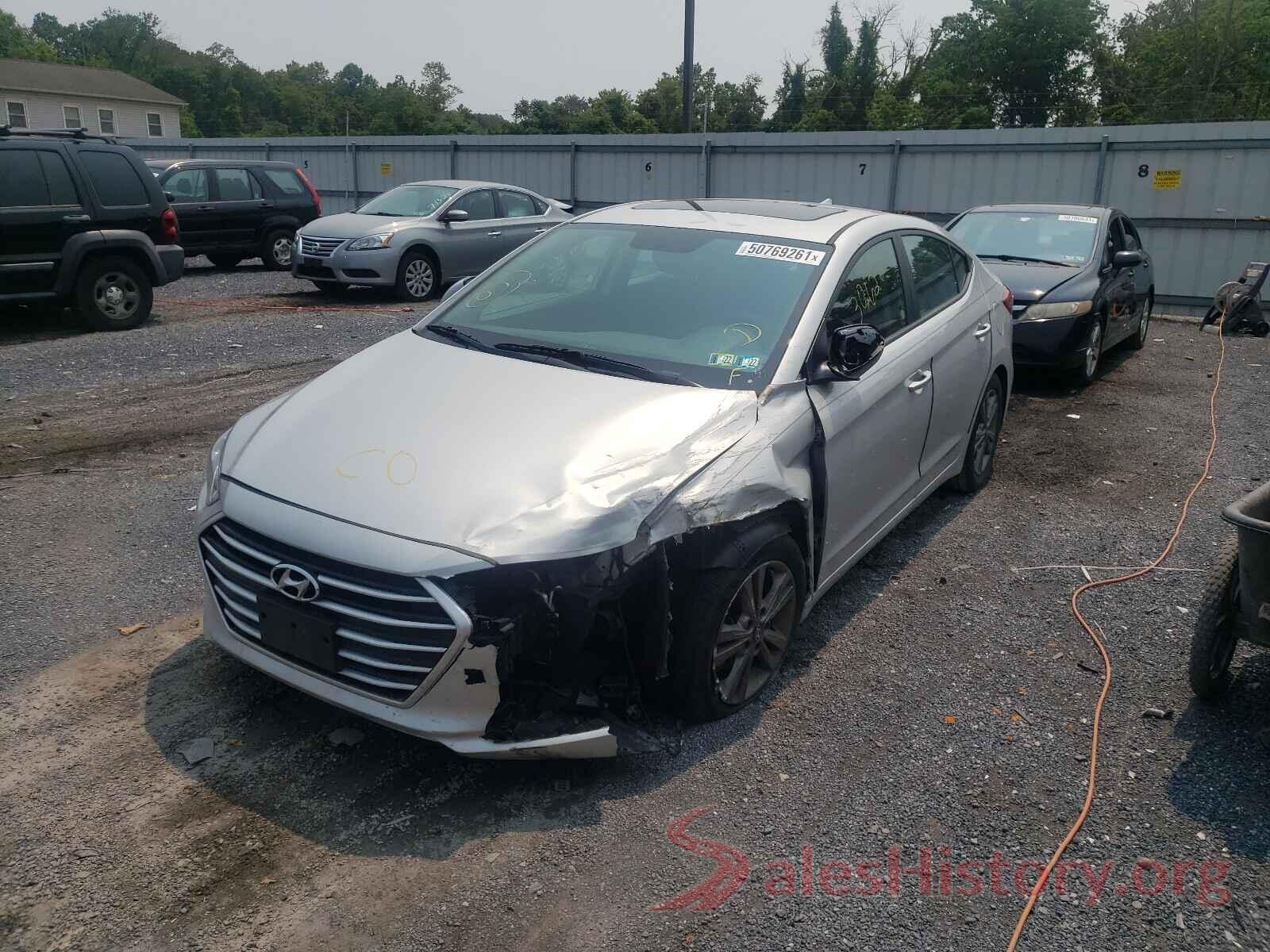 5NPD84LF8JH287741 2018 HYUNDAI ELANTRA