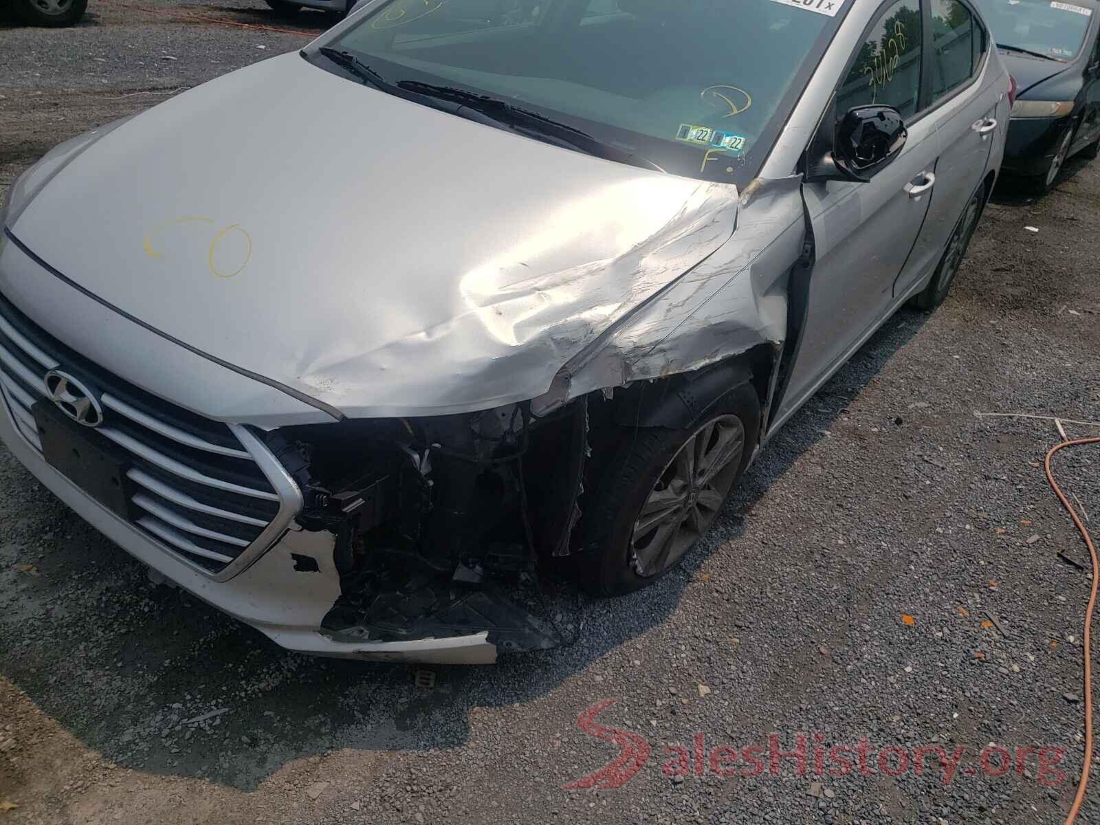 5NPD84LF8JH287741 2018 HYUNDAI ELANTRA