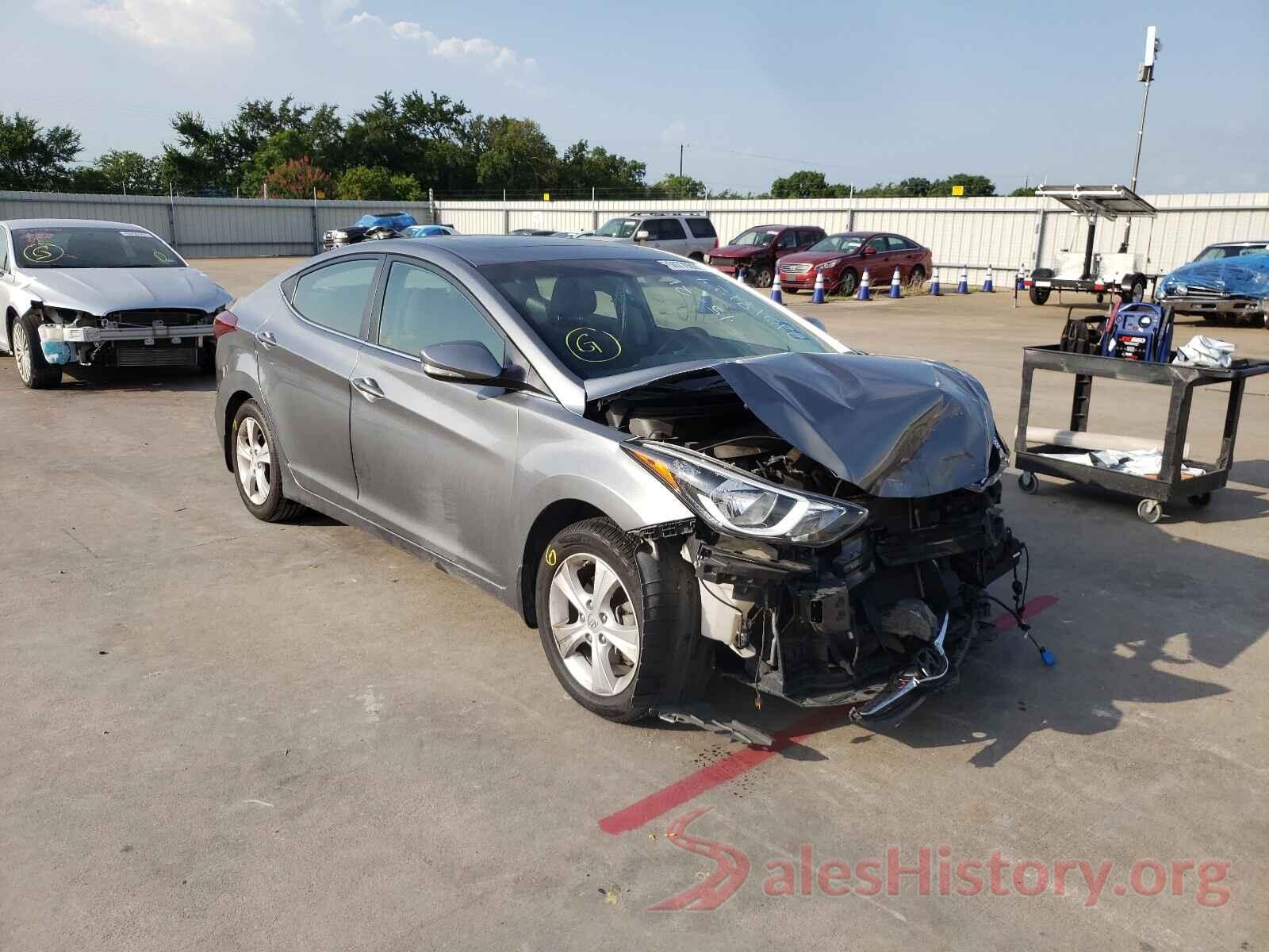 KMHDH4AE1GU593801 2016 HYUNDAI ELANTRA