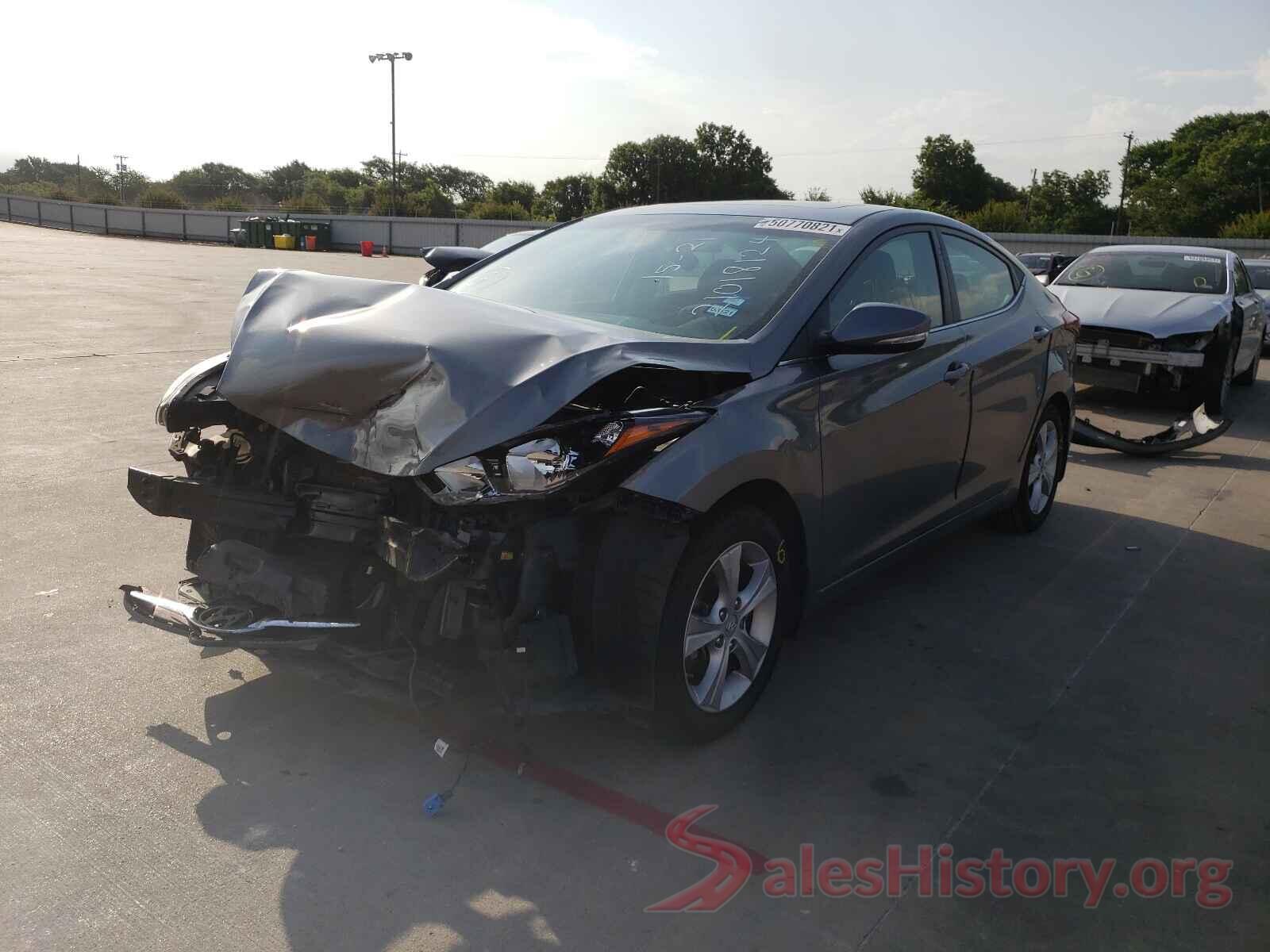 KMHDH4AE1GU593801 2016 HYUNDAI ELANTRA