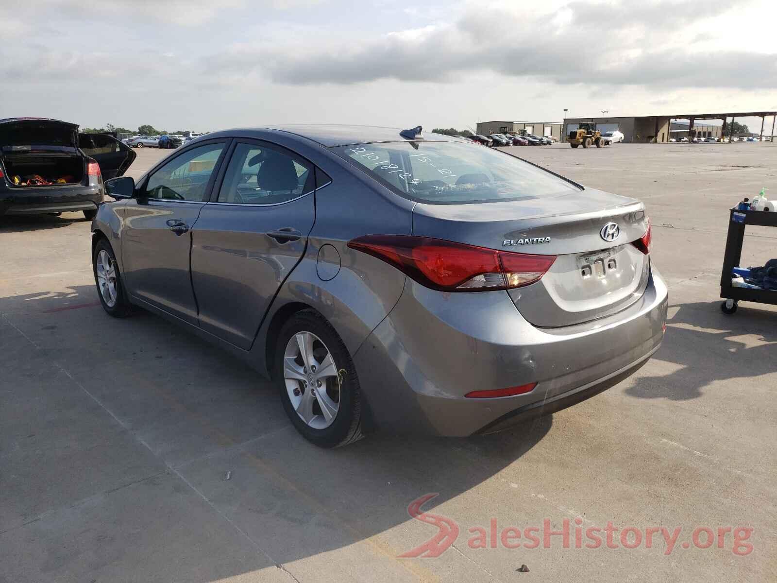 KMHDH4AE1GU593801 2016 HYUNDAI ELANTRA