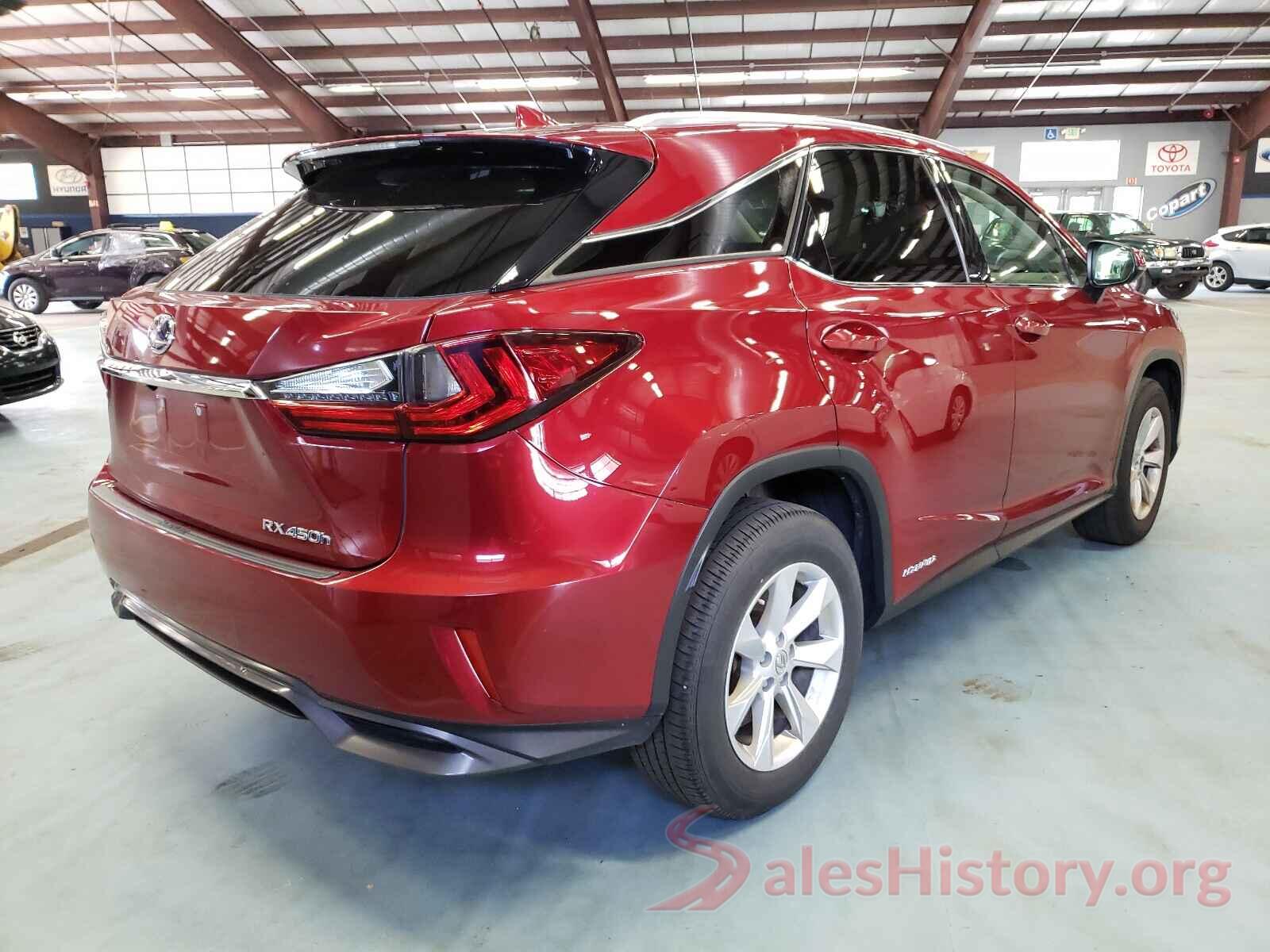 2T2BGMCA2GC001663 2016 LEXUS RX450