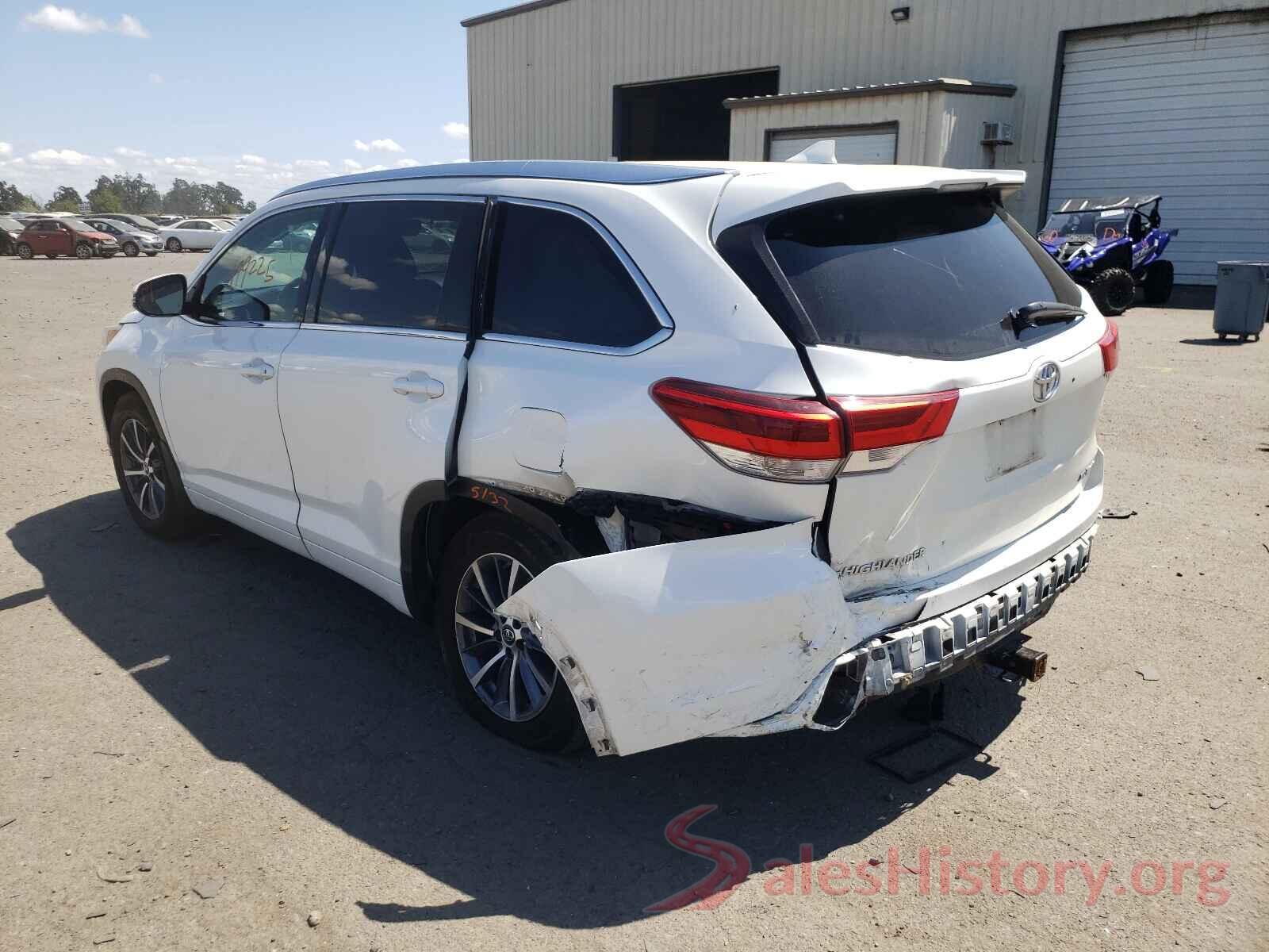 5TDJZRFH3HS368743 2017 TOYOTA HIGHLANDER