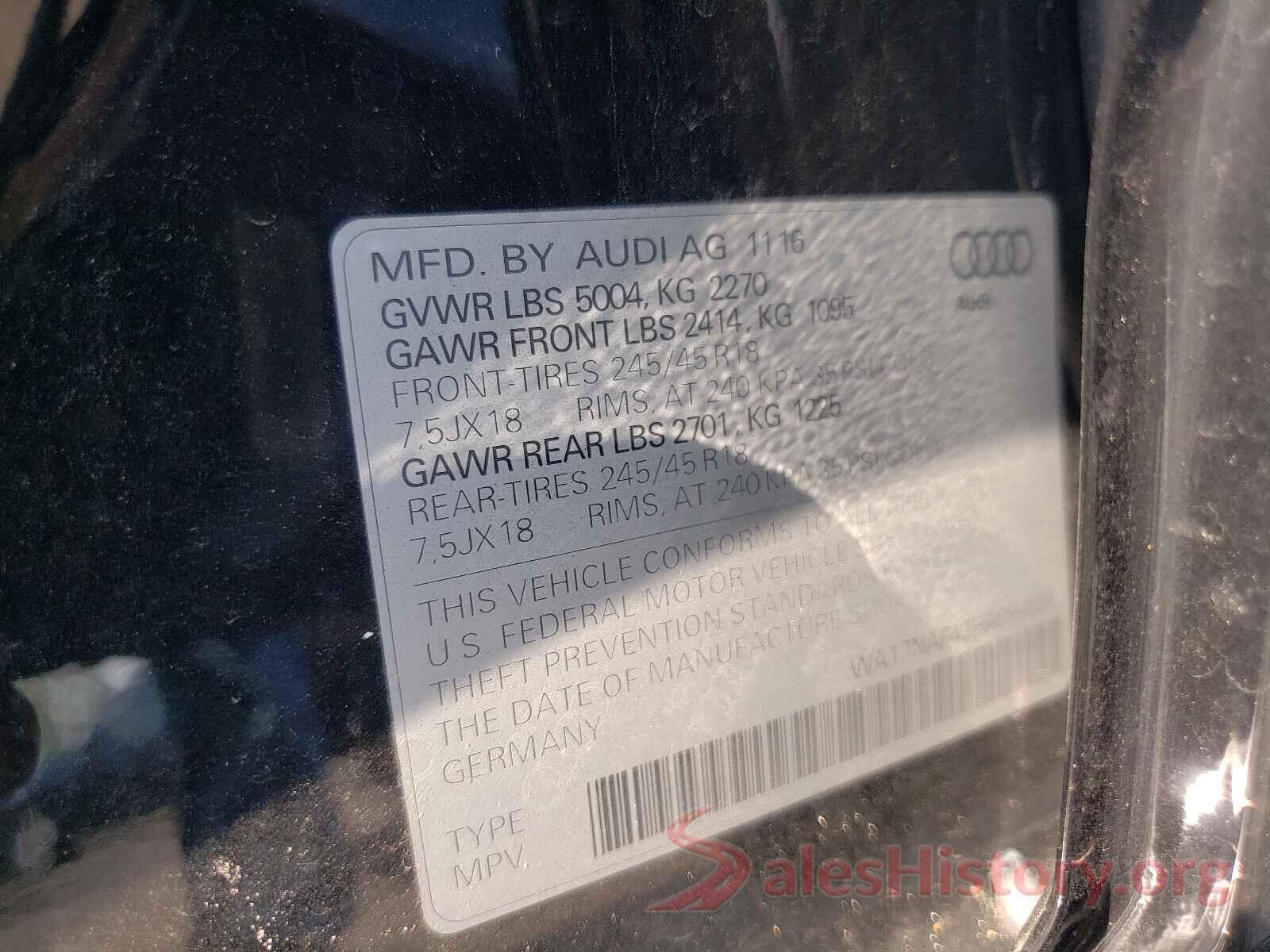 WA17NAF43HA094651 2017 AUDI A4