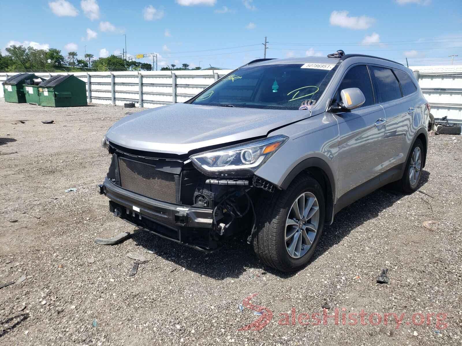 KM8SN4HFXHU243793 2017 HYUNDAI SANTA FE