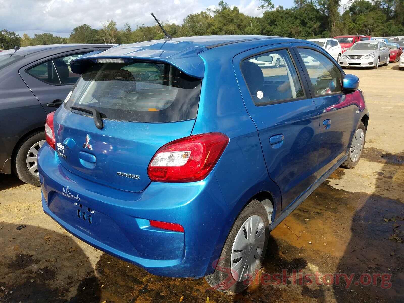 ML32A3HJ3KH007410 2019 MITSUBISHI MIRAGE