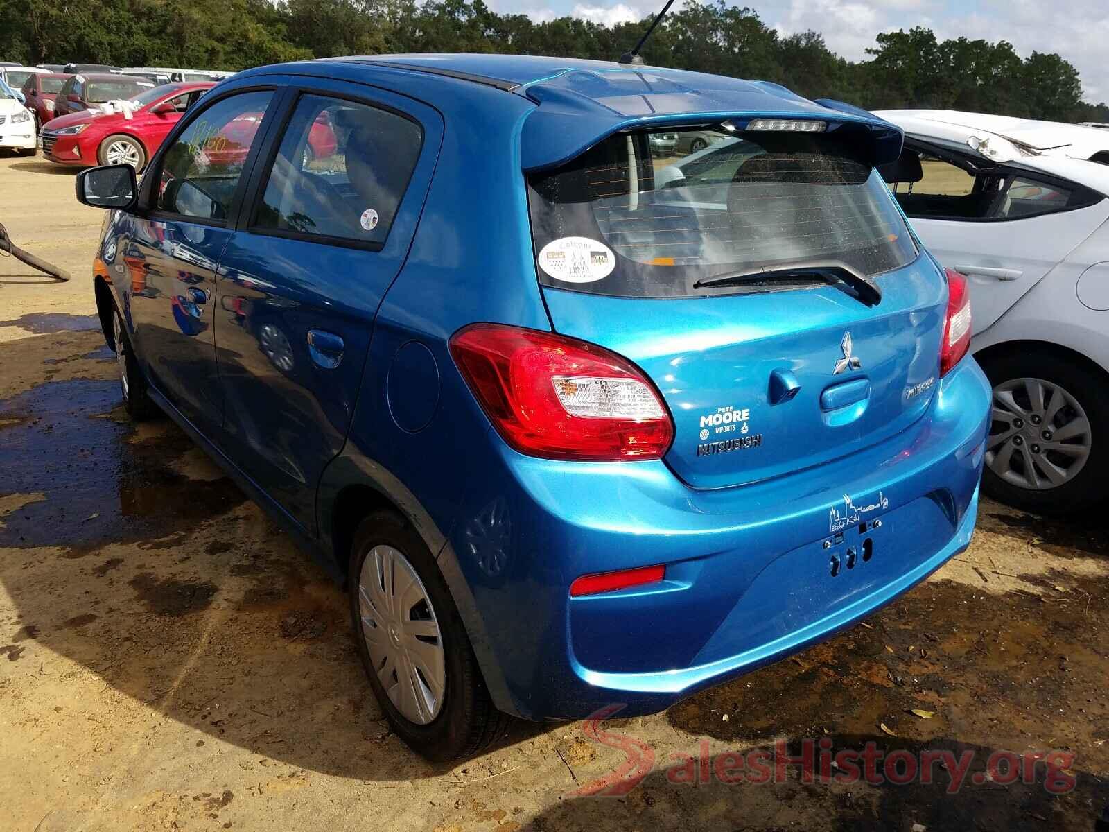 ML32A3HJ3KH007410 2019 MITSUBISHI MIRAGE