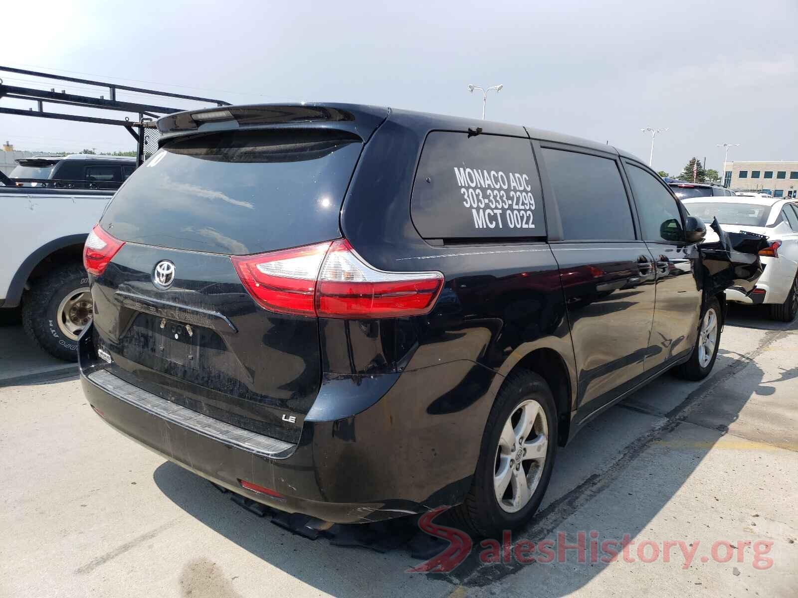 5TDKZ3DCXHS798519 2017 TOYOTA SIENNA