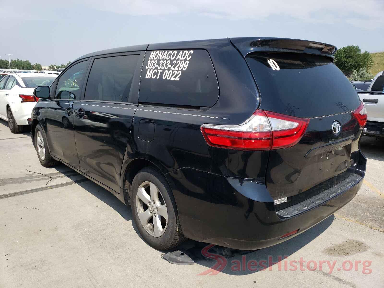 5TDKZ3DCXHS798519 2017 TOYOTA SIENNA