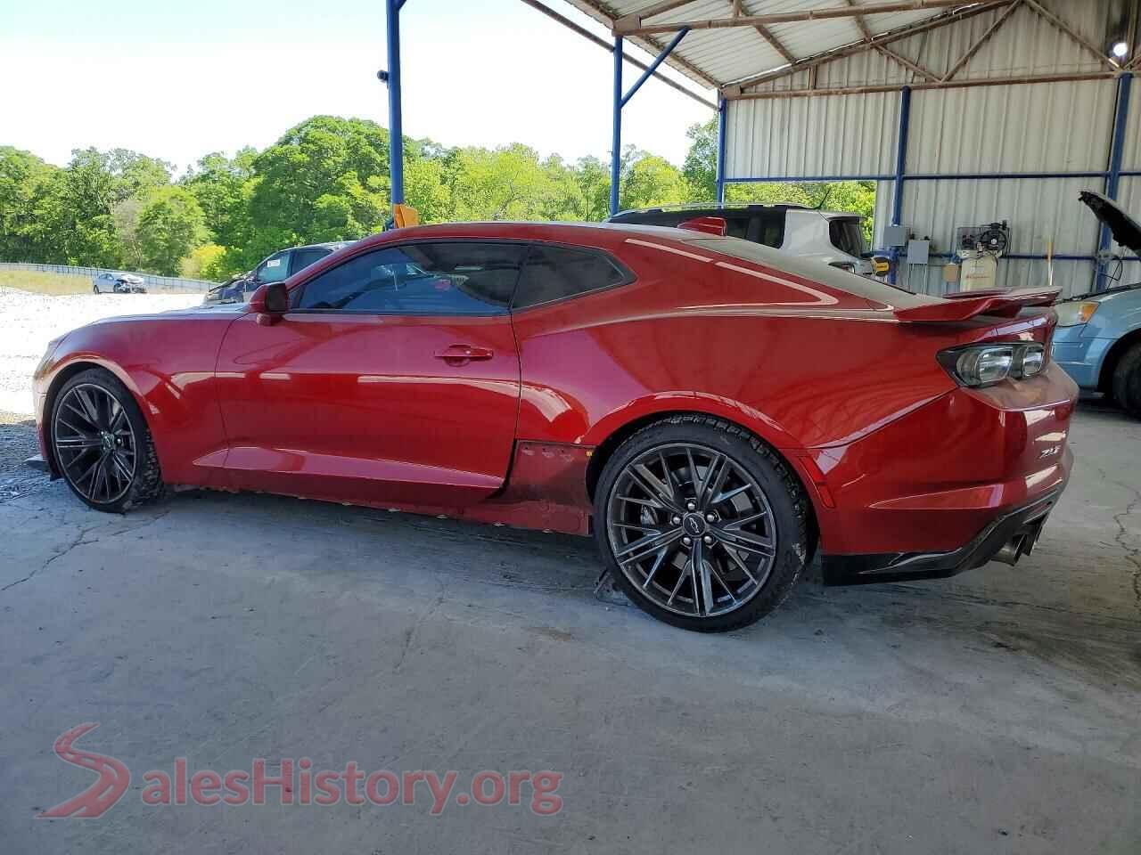 2022 CHEVROLET CAMARO VIN 1G1FK1R61N0110430, front view
