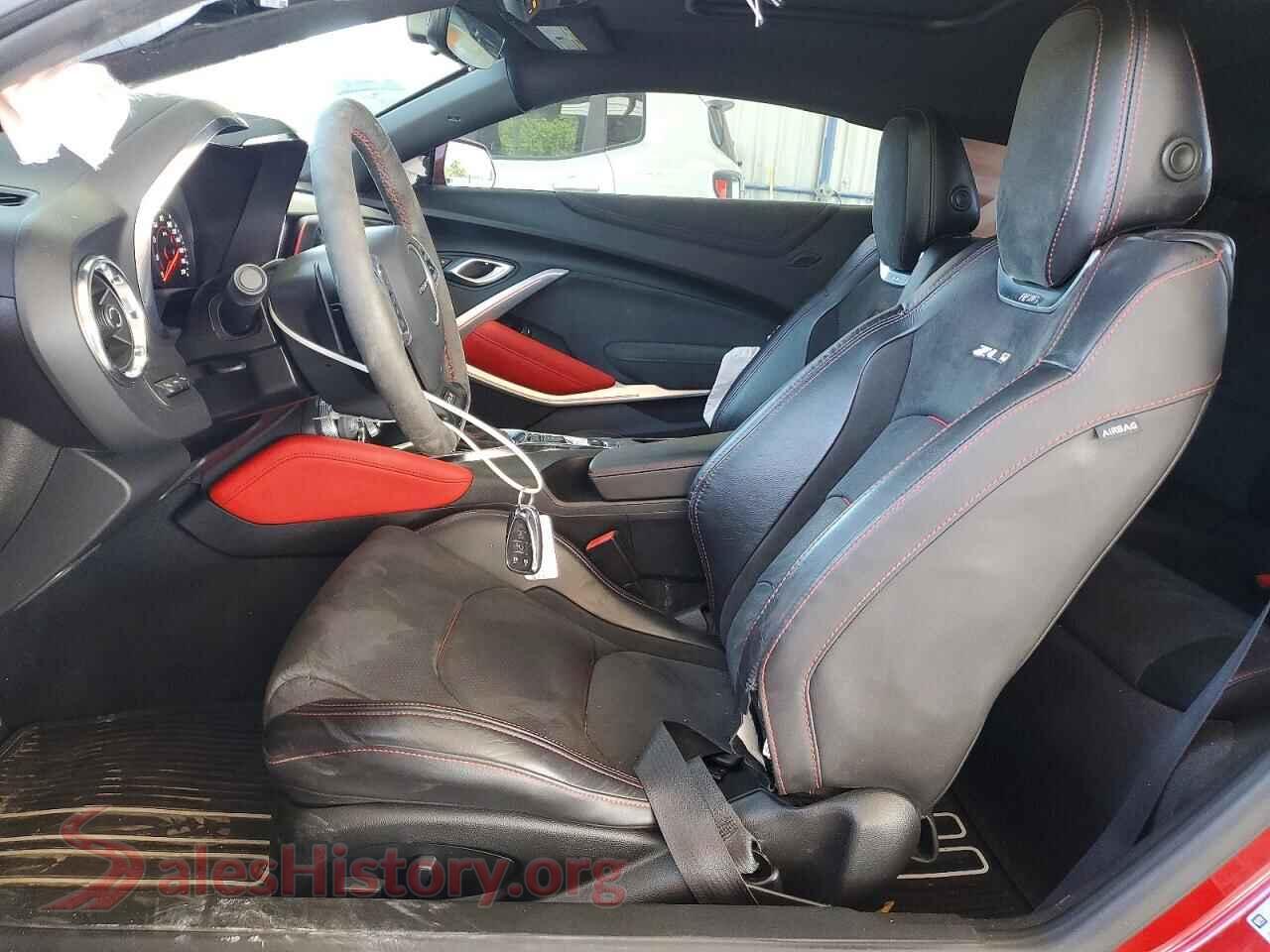 2022 CHEVROLET CAMARO VIN 1G1FK1R61N0110430, engine bay