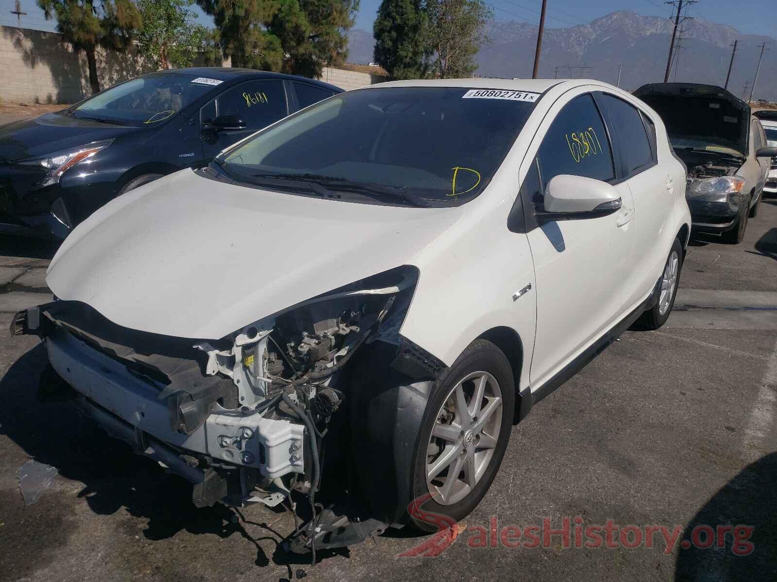 JTDKDTB34H1598749 2017 TOYOTA PRIUS