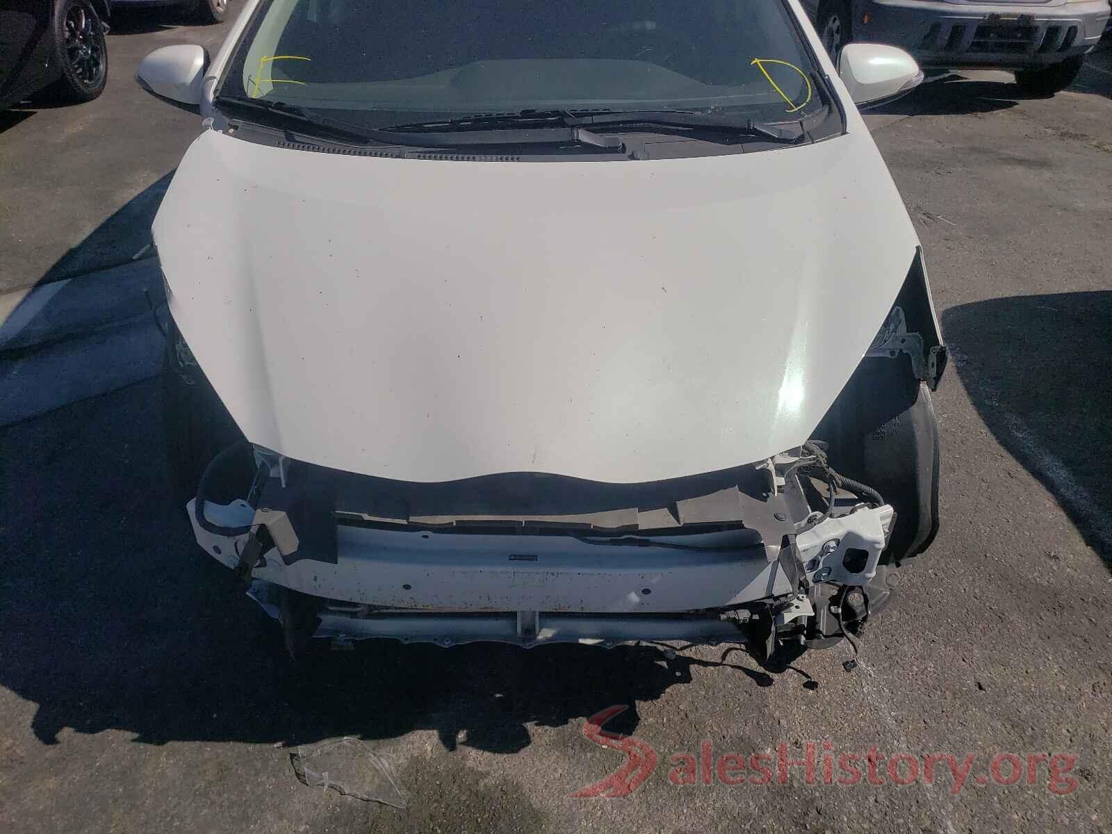 JTDKDTB34H1598749 2017 TOYOTA PRIUS