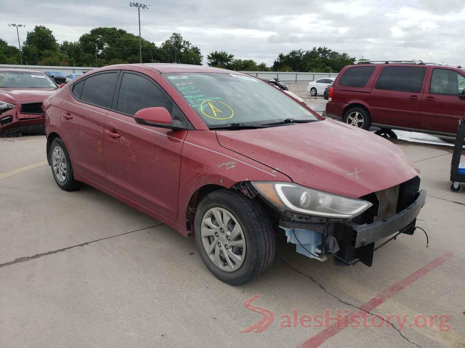 KMHD74LF2HU370855 2017 HYUNDAI ELANTRA