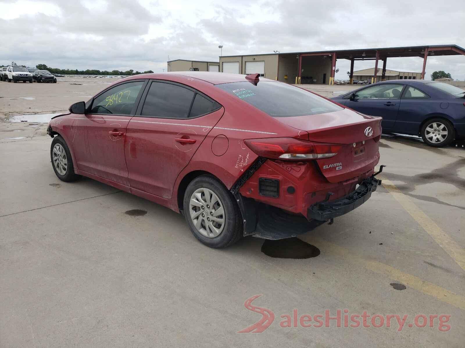 KMHD74LF2HU370855 2017 HYUNDAI ELANTRA