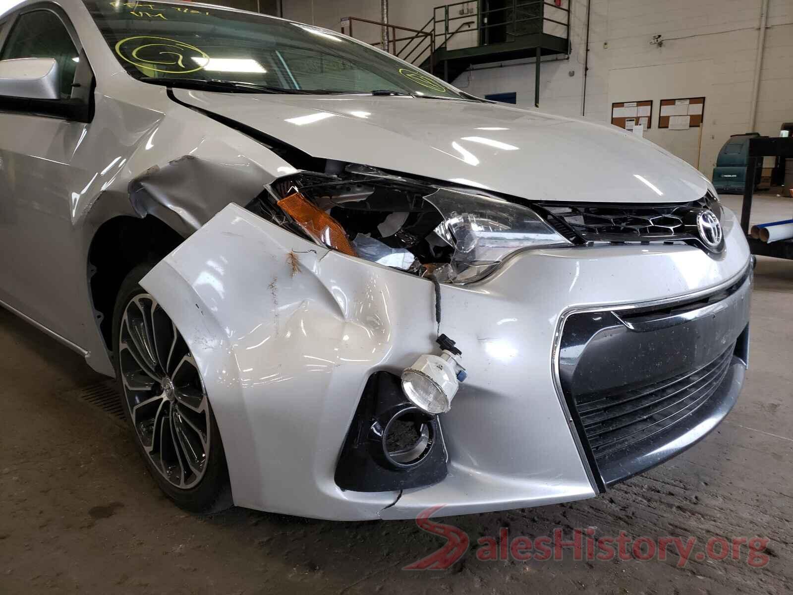 5YFBURHE2GP395140 2016 TOYOTA COROLLA