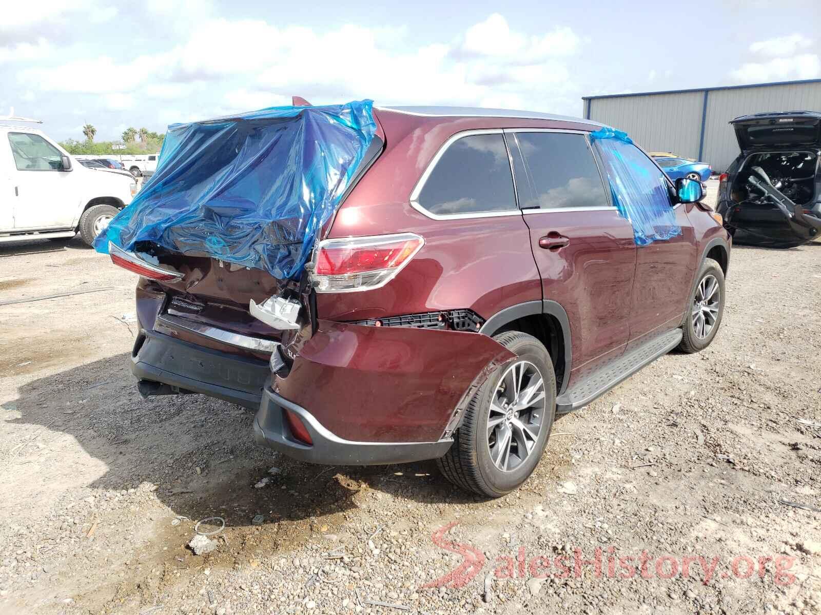 5TDKKRFH5GS185576 2016 TOYOTA HIGHLANDER