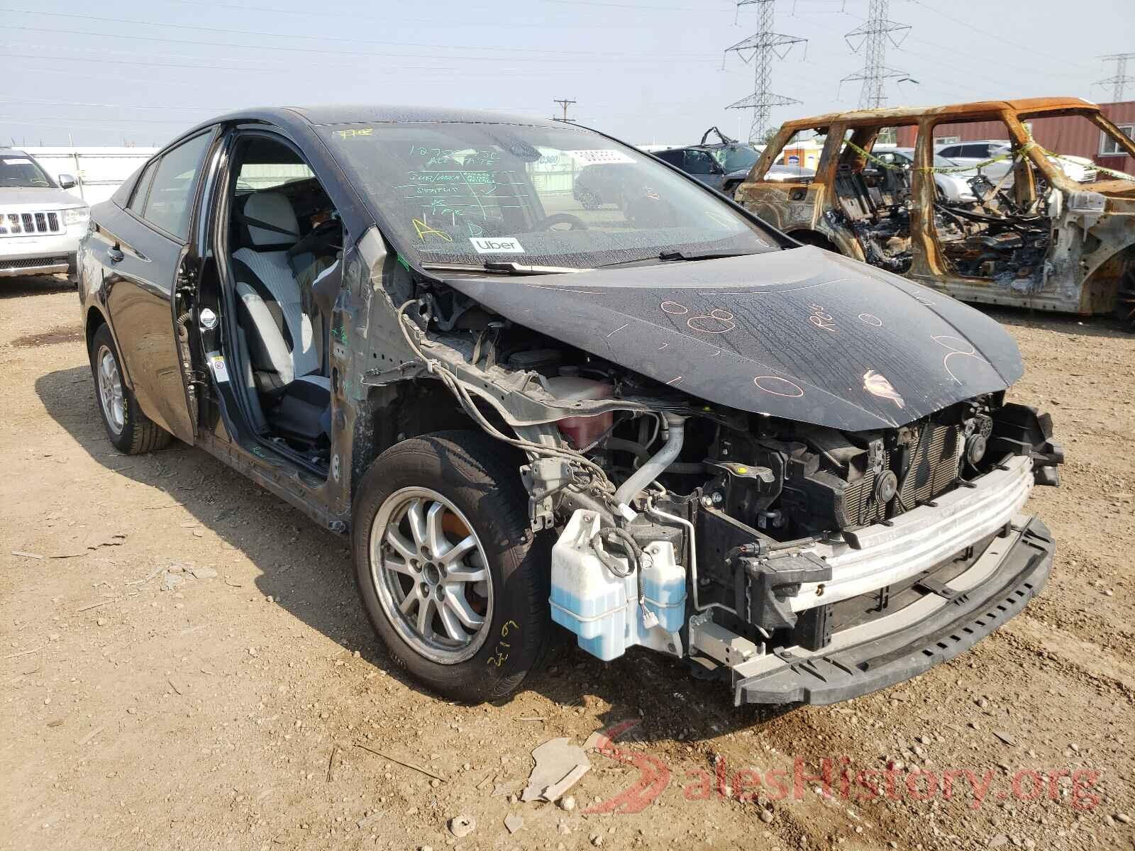 JTDKBRFU1H3040938 2017 TOYOTA PRIUS