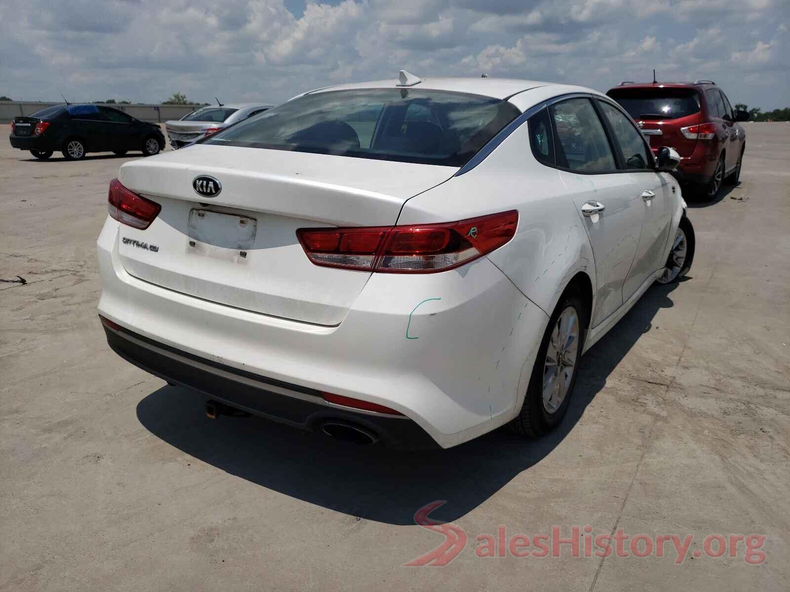 KNAGT4L32G5070757 2016 KIA OPTIMA