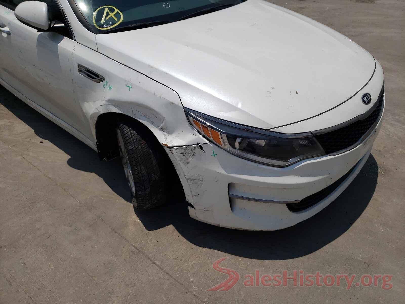 KNAGT4L32G5070757 2016 KIA OPTIMA