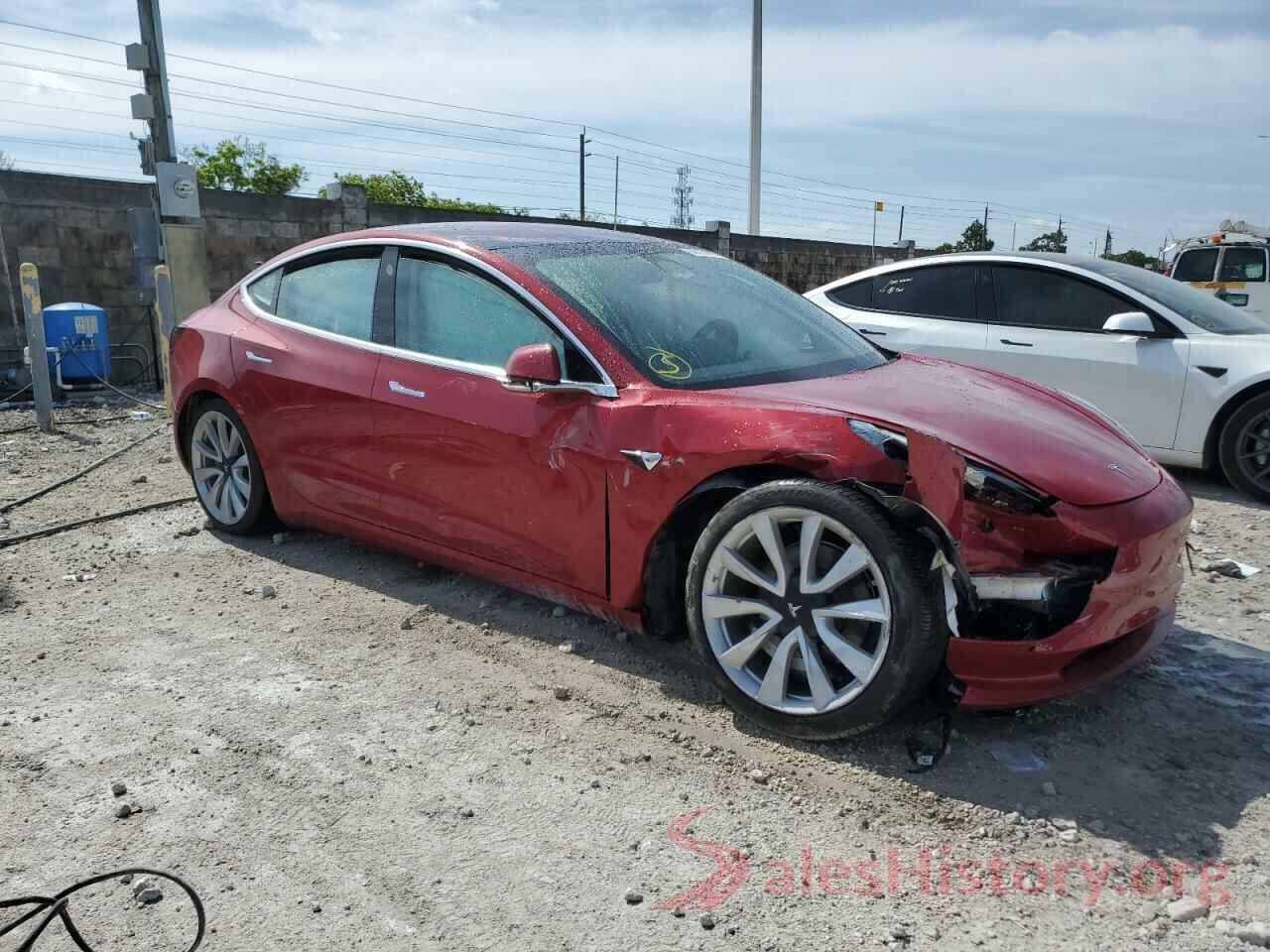 5YJ3E1EB0JF121693 2018 TESLA MODEL 3