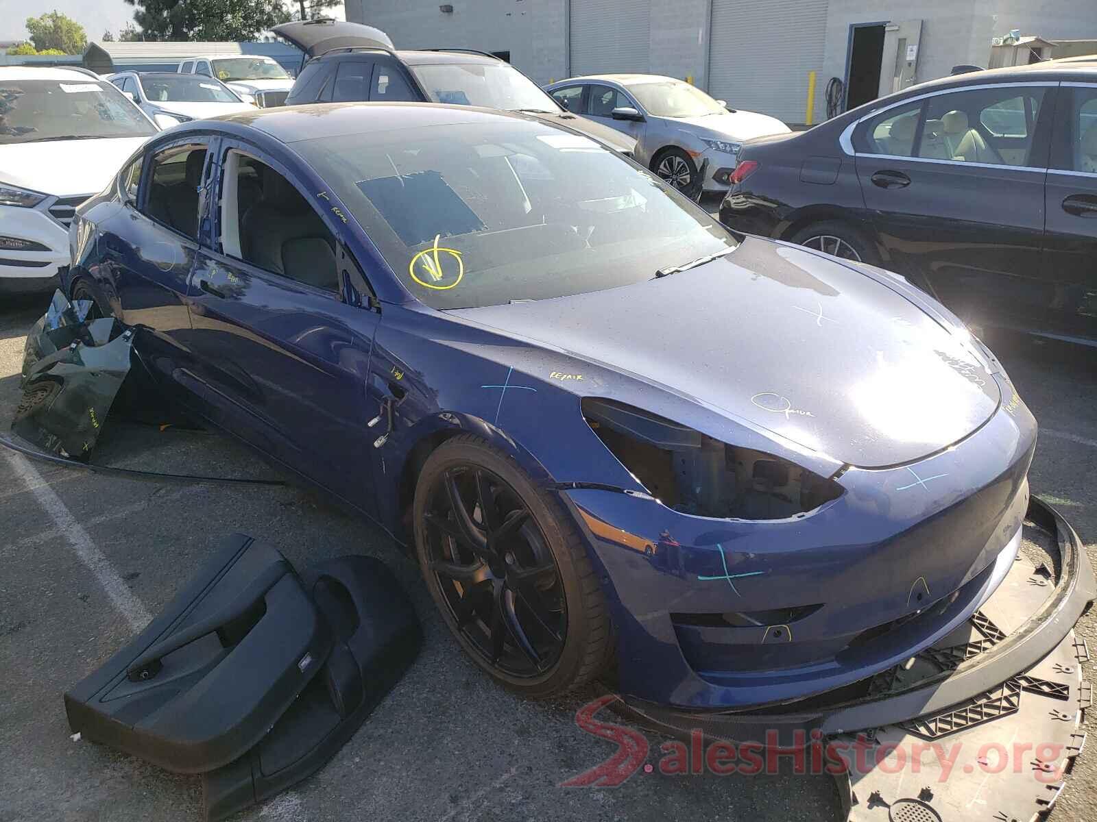 5YJ3E1EA9KF313915 2019 TESLA MODEL 3