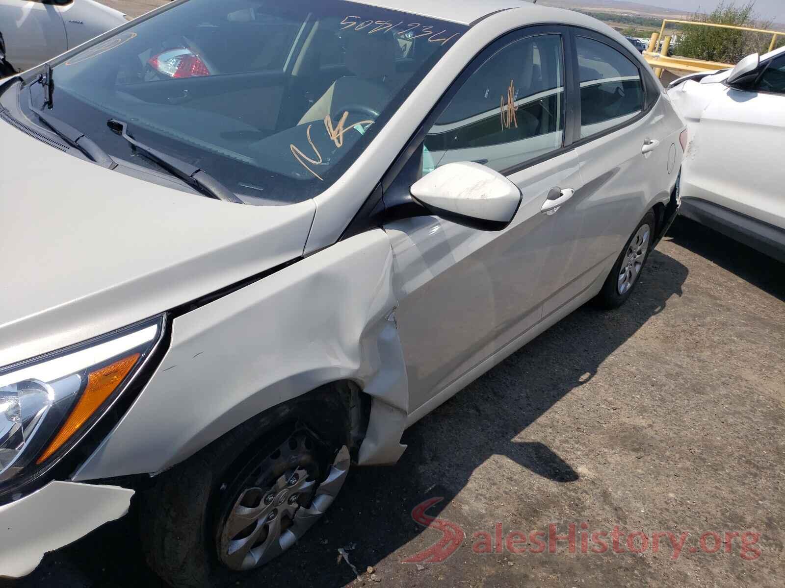 KMHCT4AE3GU001003 2016 HYUNDAI ACCENT