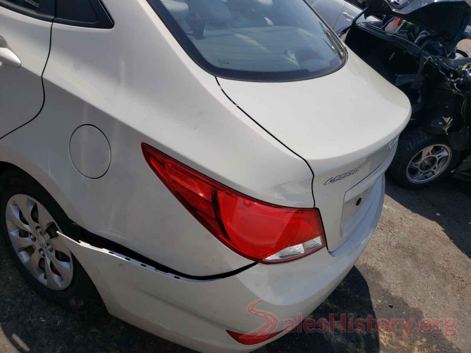 KMHCT4AE3GU001003 2016 HYUNDAI ACCENT