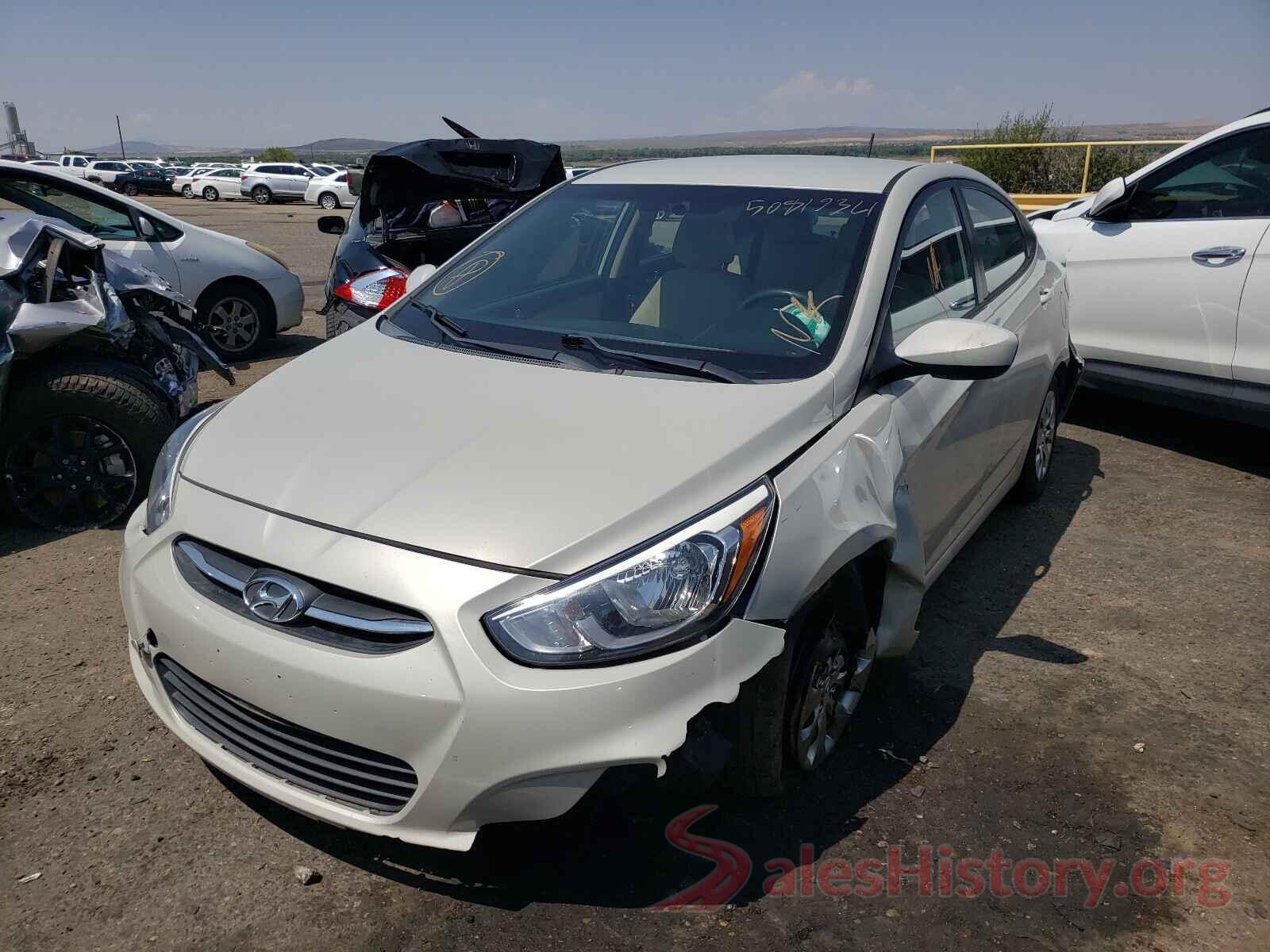 KMHCT4AE3GU001003 2016 HYUNDAI ACCENT