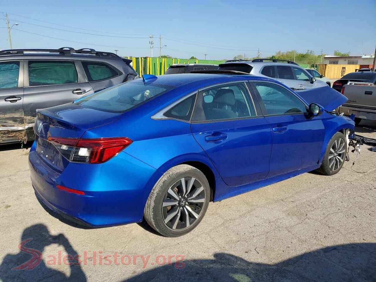2023 HONDA CIVIC VIN 2HGFE1F7XPH310508, right side view