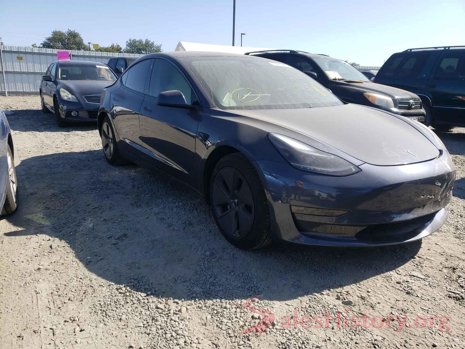 5YJ3E1EA1MF877416 2021 TESLA MODEL 3